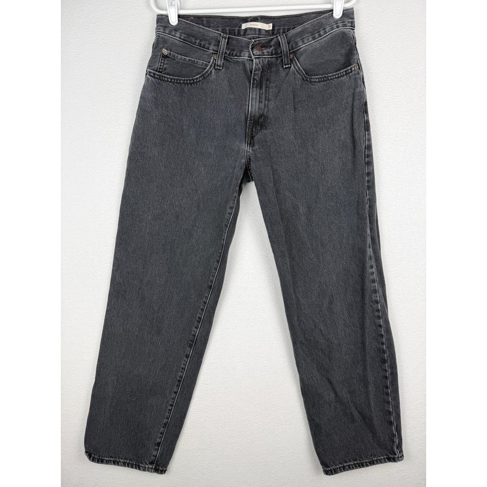 Levi's 94 Baggy Jeans Womens 30 Gray High Rise Straight Leg Denim Y2K Skater